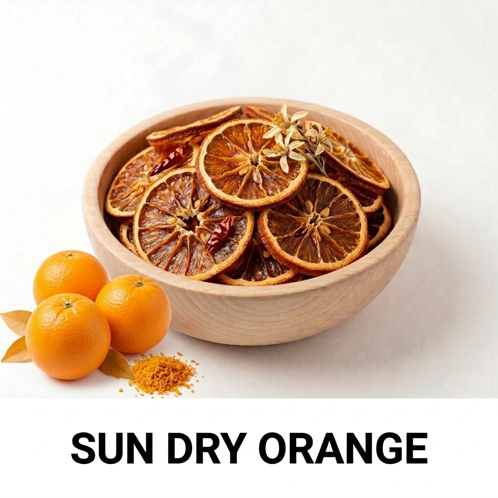 Sun dried orange